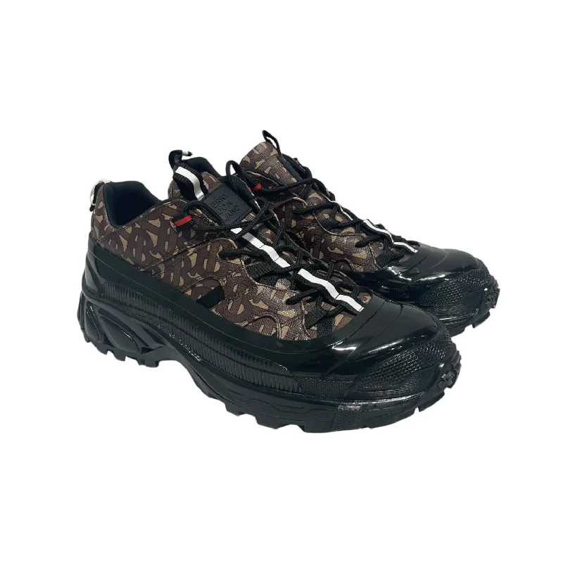 Men's Durable Boots BURBERRY LONDON/Hi-Sneakers/EU 43/All Over Print/Leather/BRW/