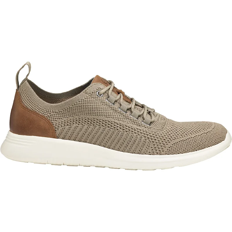 Men's All-Season Boots Men's Johnston & Murphy Amherst Knit U-Throat Dark Taupe Knit Fabric/Leather