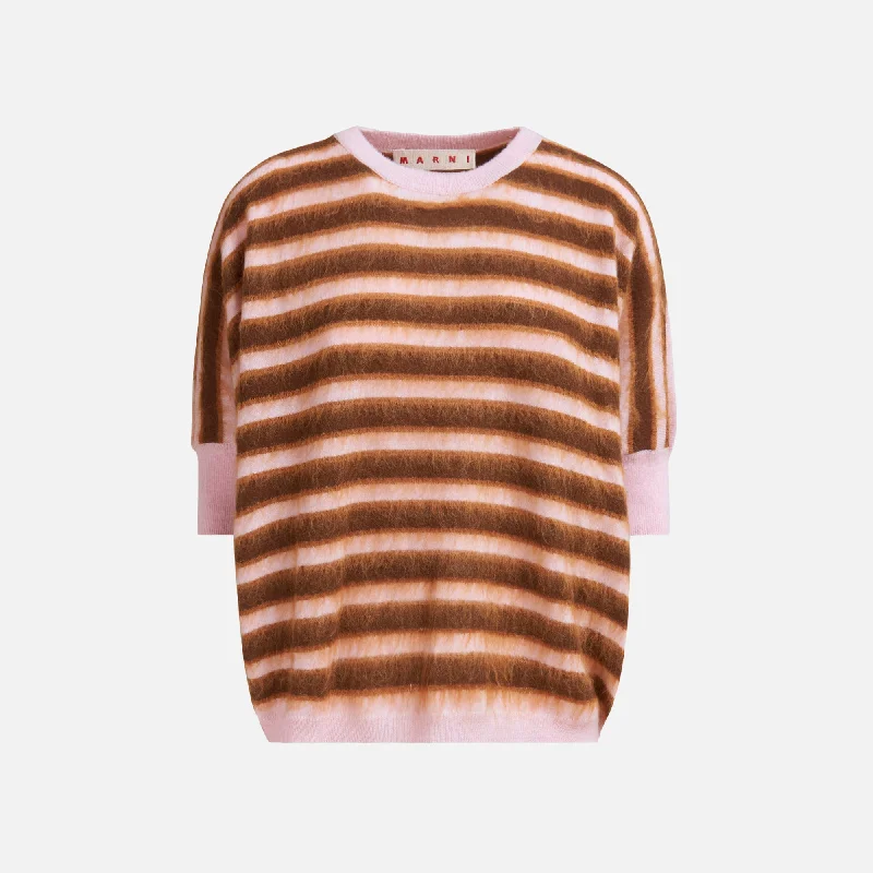 Discount Price Marni Roundneck Sweater - Pink Gummy