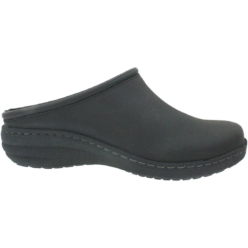 Women's Aetrex Robin Black Oiled Leather