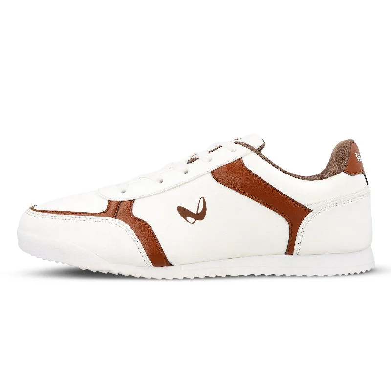 Men's Low-Top Sneakers -  WY3459 White Brown