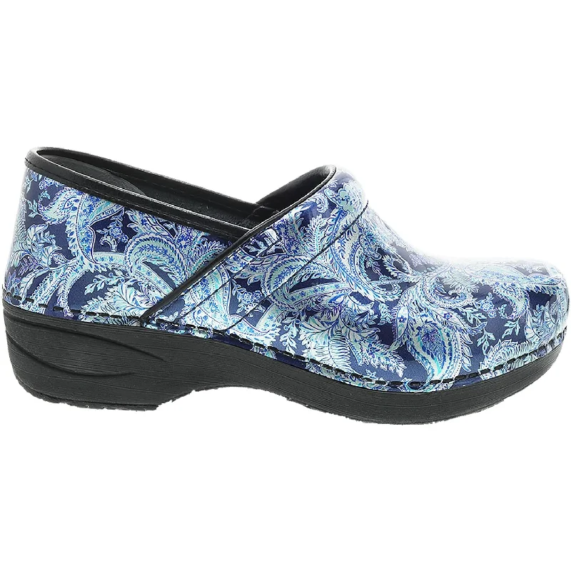 Women's Dansko XP 2.0 Blue Paisley Patent Leather