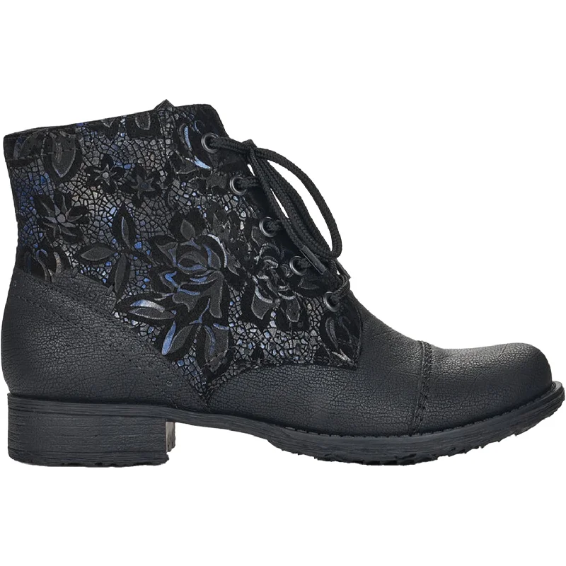Men's Lightweight Shoes Women's Rieker 70800-01 Payton 00 Schwarz/Navy Faux Leather