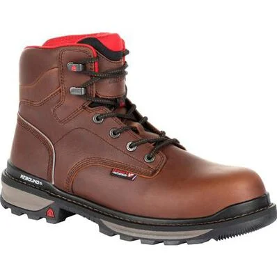 Rocky Rams Horn Waterproof Soft Toe Brown