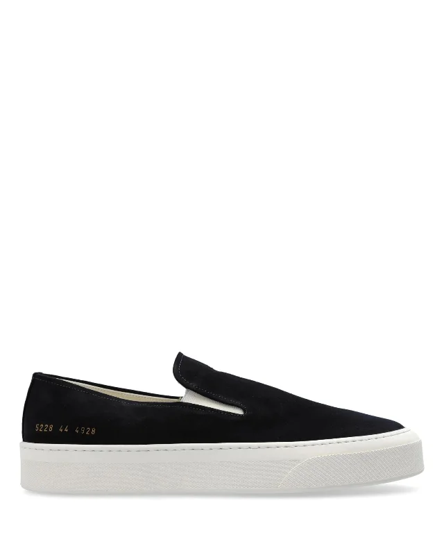 Slip On In Suede Navy Suede