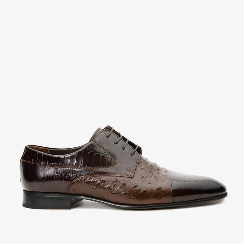 The Monterrey Brown Cap Toe Derby Men Shoe