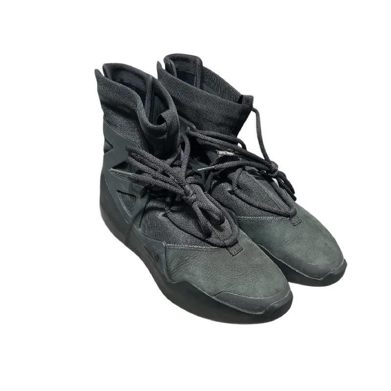 Men's Temperature-Regulating Shoes NIKE/AIR FEAR OF GOD 1/Hi-Sneakers/US 10/BLK/AR4237-005