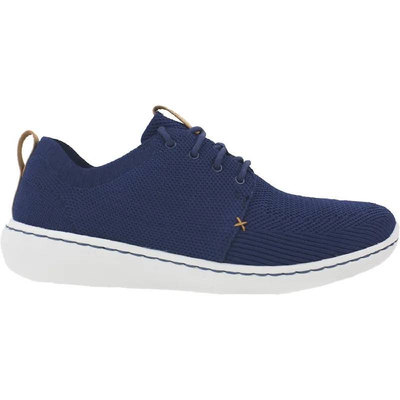 Men's Reinforced Sole Shoes Men's Clarks Cloudsteppers Step Urban Mix Navy Mesh