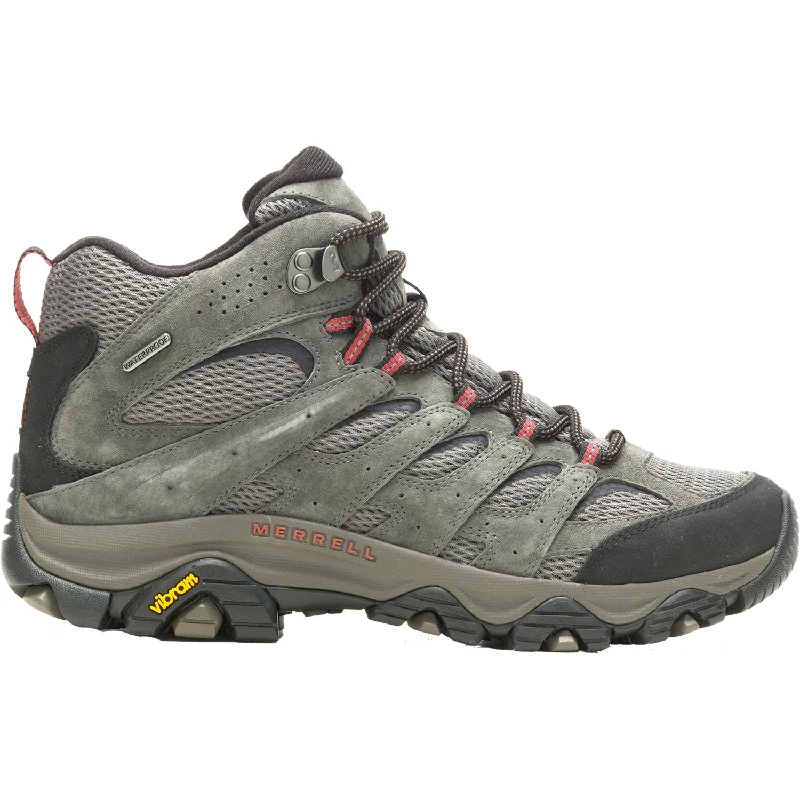 Men's All-Day Wear Shoes Men's Merrell Moab 3 Mid Waterproof Beluga Suede/Mesh