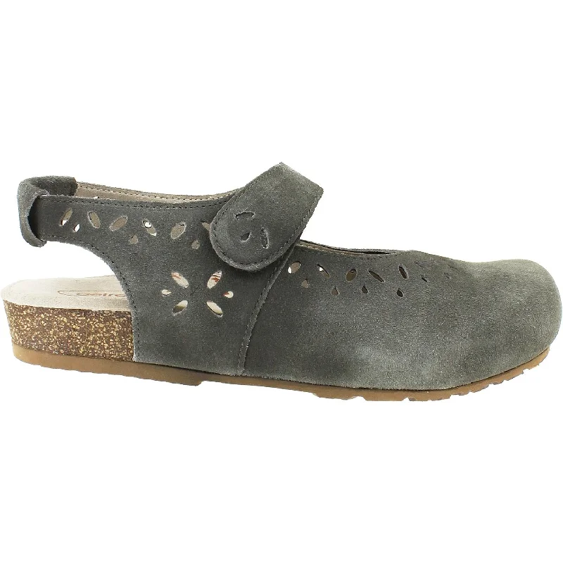 Women's Aetrex Cheryl Concrete Suede