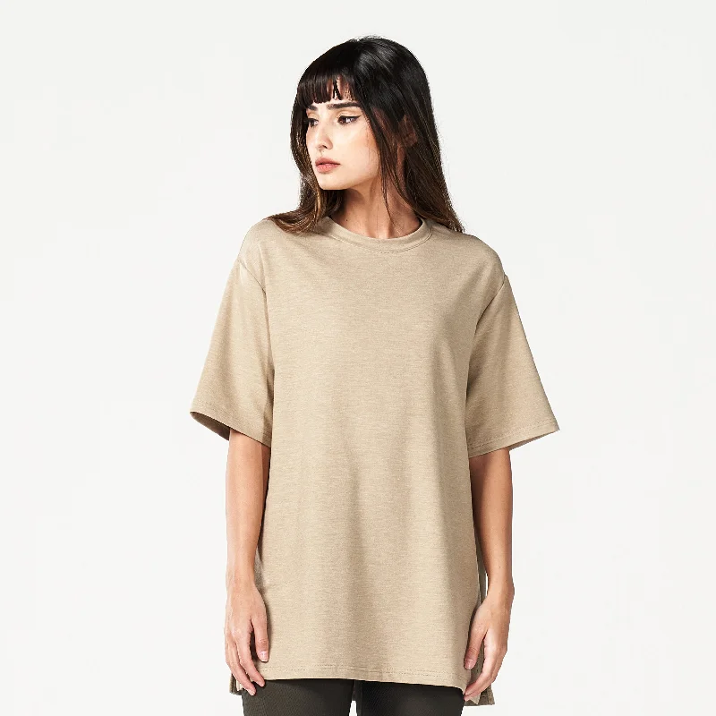 Sales Clothes Code Oversized Live in Tee - Sand Marl
