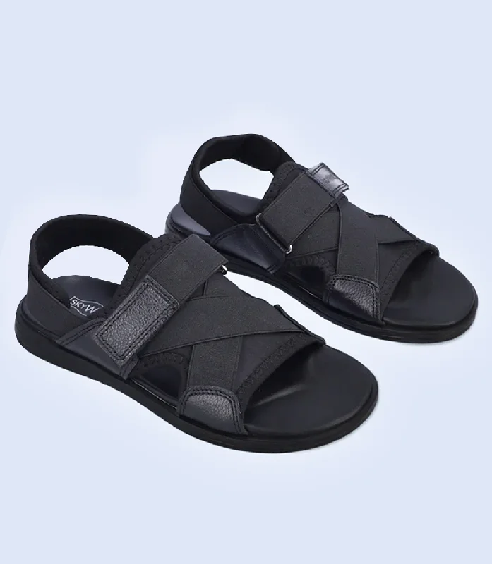 M6903-BLACK-Men Comfort Sandal