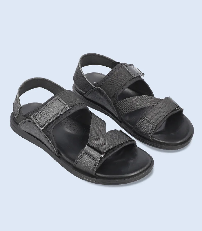 M7025-BLACK-Men Comfort Sandal