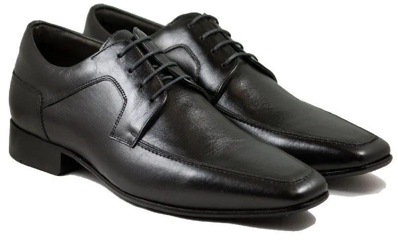 Alfredo Men's Black Leather Sole Black  0240