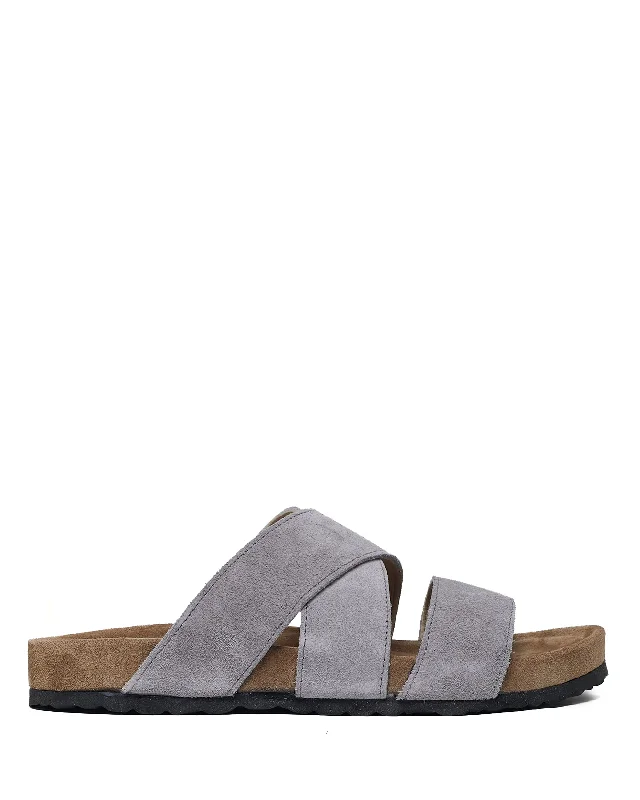 James Suede Grey