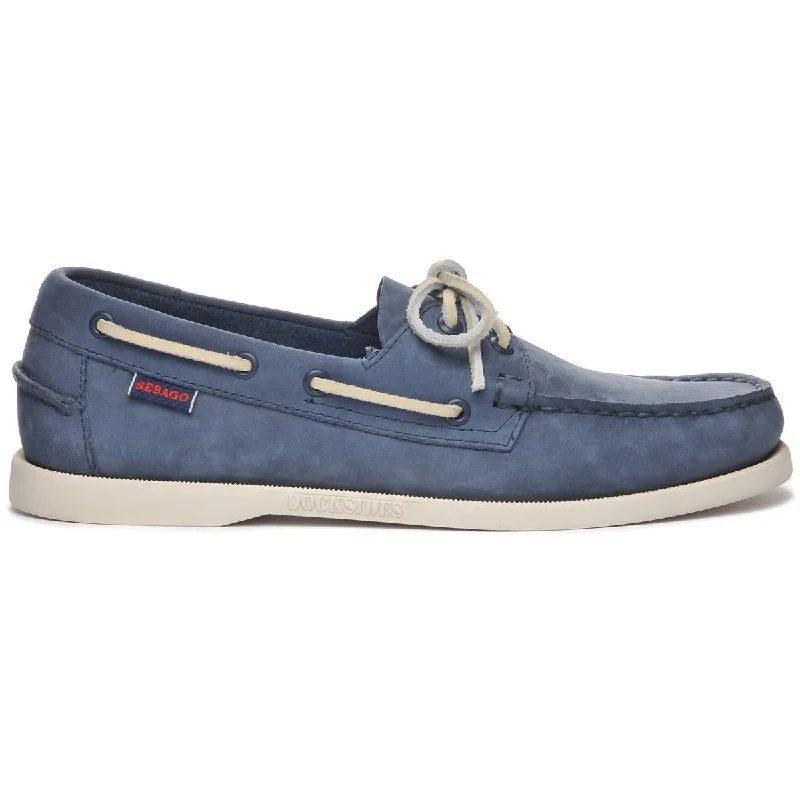 Docksides Portland Nubuck - Navy Blue