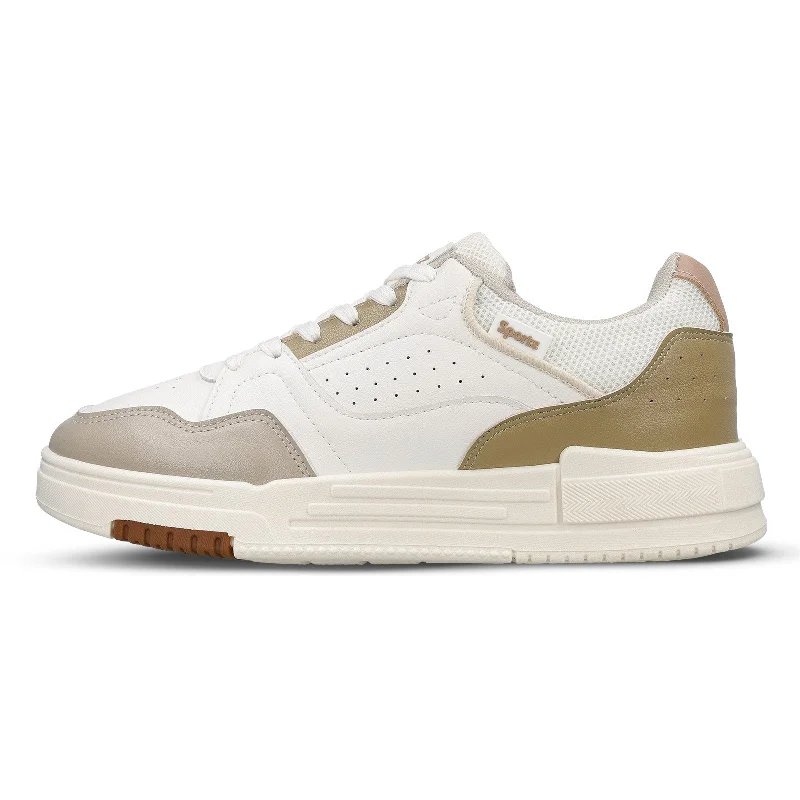 Men's Sports Sneakers - WY3488 White Beige