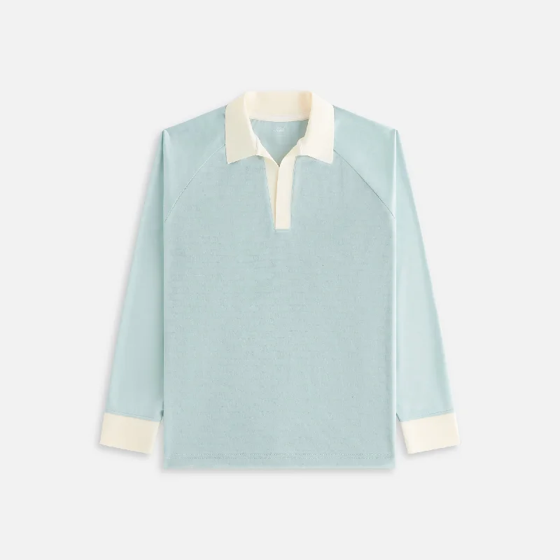 Timeless Women's Garments Kith Women Ridley Polo Monogram Jersey Long Sleeve - Fuse Timeless Women's Garments Kith Women Ridley Polo Monogram Jersey Long Sleeve - Fuse