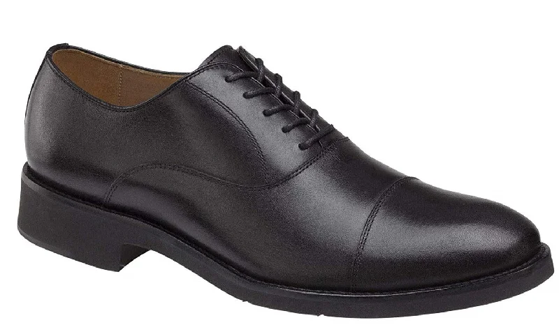 JOHNSTON & MURPHY MEN'S CARLSON CAP TOE 3915 BLACK