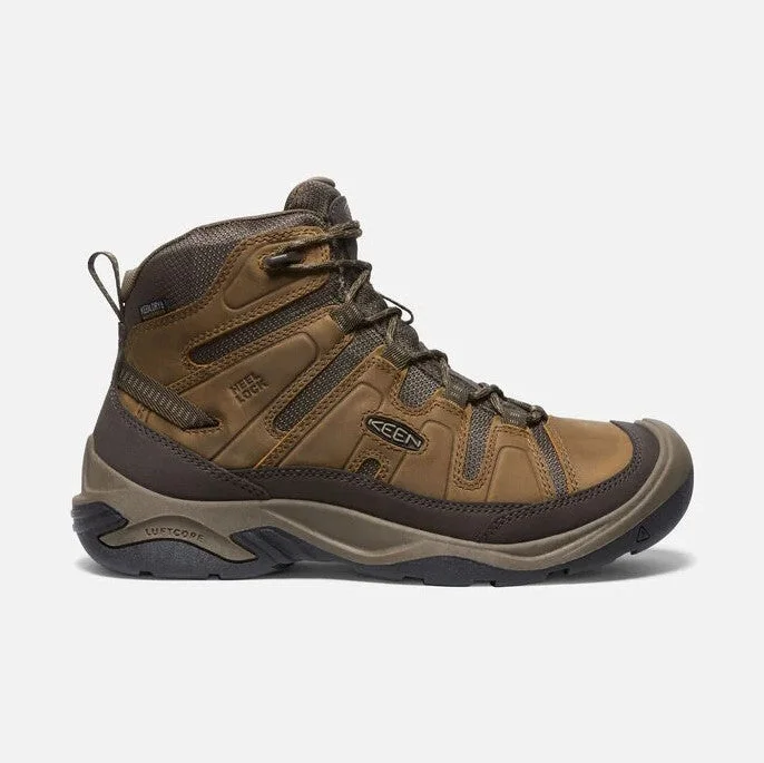 Lightweight Breathable Shoes For Men KEEN Circadia Mid WP Wide - Men's