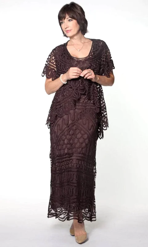 Best Deals Of The Season Soulmates D8787 - Stylish Cape Jacket With Dress