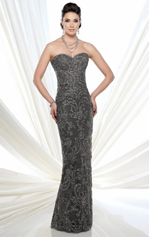 Limited - Time Bundle Mon Cheri - Strapless Lace Chiffon Dress 215D04 - 1 pc Gold in Size 4 Available Limited - Time Bundle Mon Cheri - Strapless Lace Chiffon Dress 215D04 - 1 pc Gold in Size 4 Available