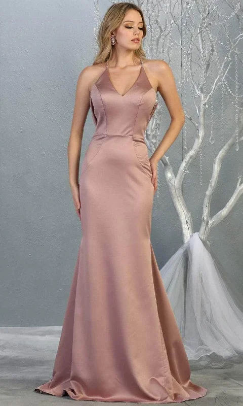 Super Savings Weekend Event May Queen - MQ1779 Embellished V-neck Trumpet Dress