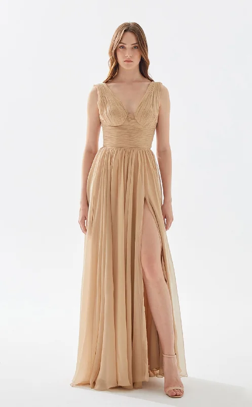 Parisian Effortless Chic Style Tarik Ediz 52040 Dress
