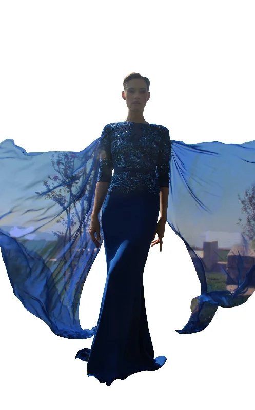 Vibrant Femme Fashion Edward Arsouni Couture SS604 Dress