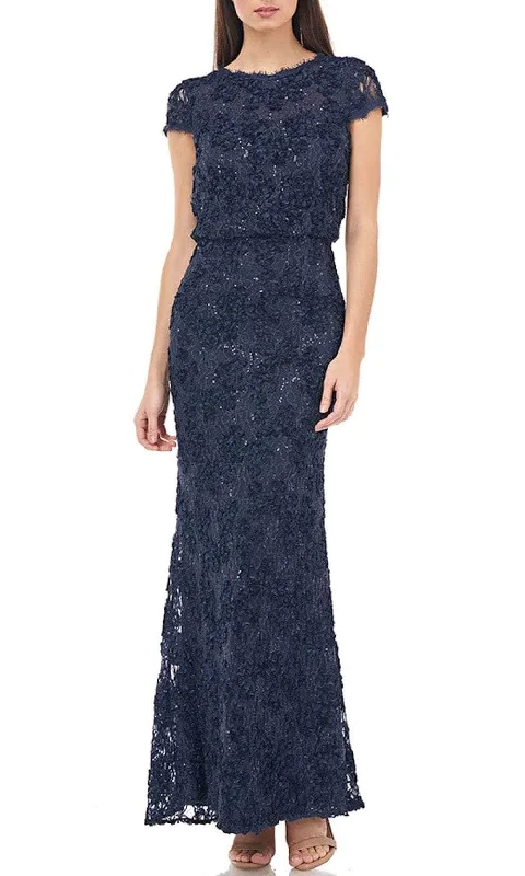 Hot Trends JS Collections 866657 - Blouson Sequin Lace Dress