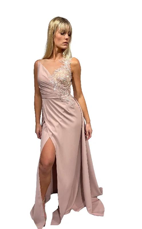 Comfortable Women's Clothing MNM Couture K3903 Dress
