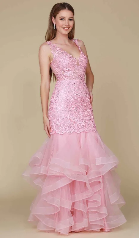 Time-Limited Deals – Shop This Weekend Nox Anabel - A059 Beaded Lace Ruffled Mermaid Dress Time-Limited Deals – Shop This Weekend Nox Anabel - A059 Beaded Lace Ruffled Mermaid Dress