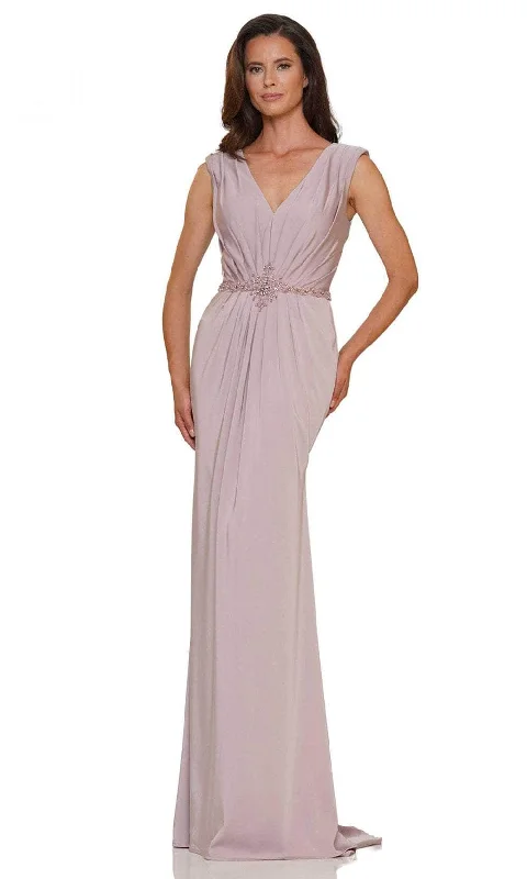 Limited - Edition Drops Marsoni by Colors MV1157 - Ruched V-Neck Mother of the Bride Dress Limited - Edition Drops Marsoni by Colors MV1157 - Ruched V-Neck Mother of the Bride Dress