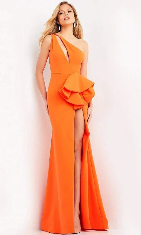 Limited Time Offer Jovani - 06756 Keyhole Front Bow Slit Dress