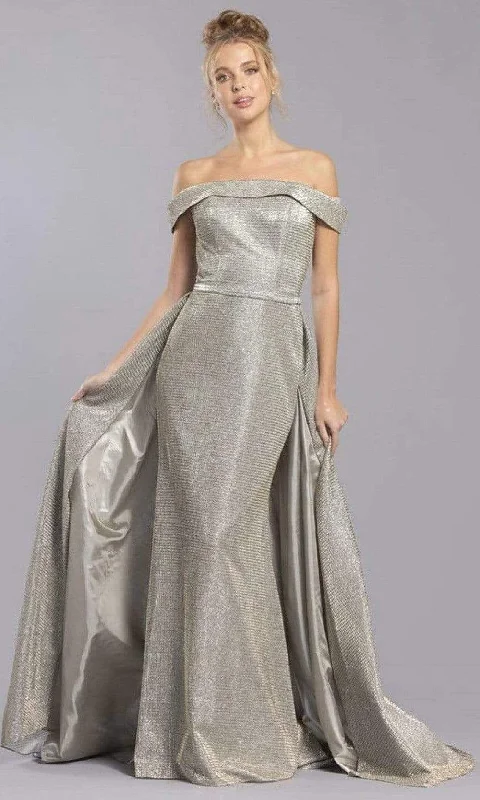 Trendy Street Style Attire Aspeed Design - L2304 Off Shoulder Sheath/A-Line Dress