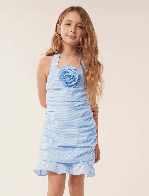 Vintage Women's Fashion Bebe Gathered Teen Dress