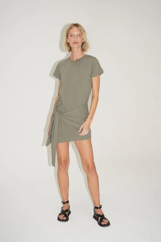 Flash Sale Or Flash Sales Charlie Cotton Tie Waist Dress - Sedona