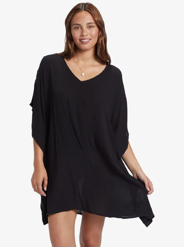 Timeless Women's Apparel Moon Blessing Poncho - Anthracite