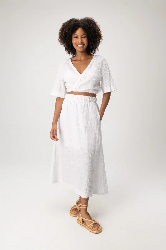 Women's Party Outfit Seaside Midi Skirt