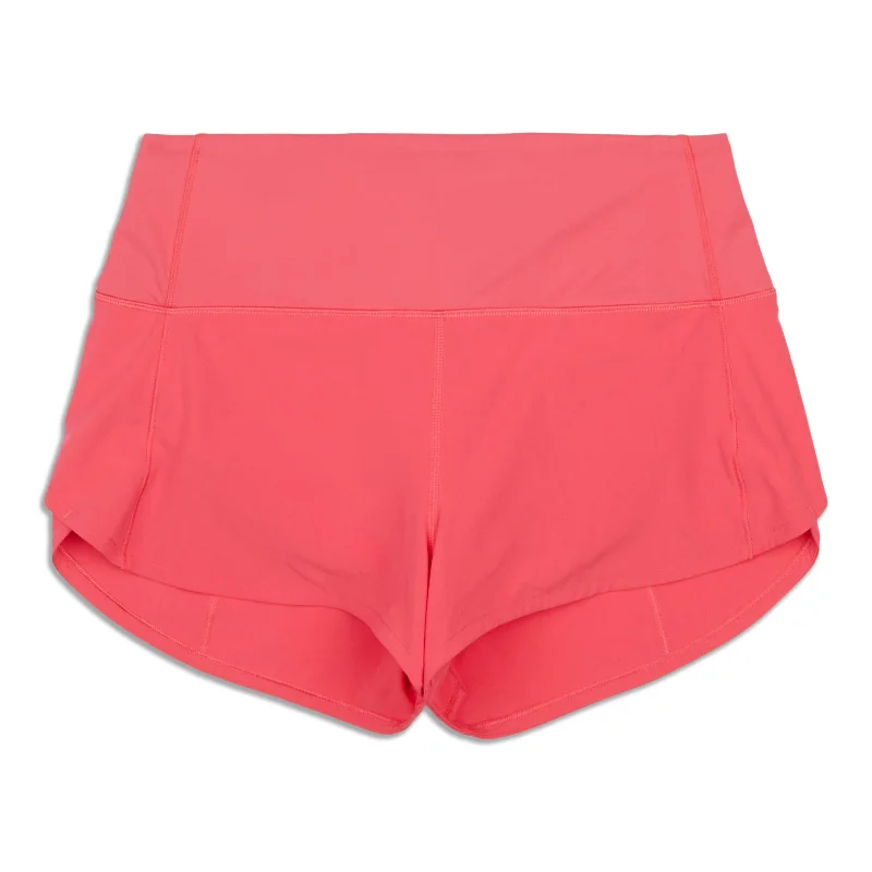 Women's Casual Apparel For Weekends Speed Up High-Rise Lined Short