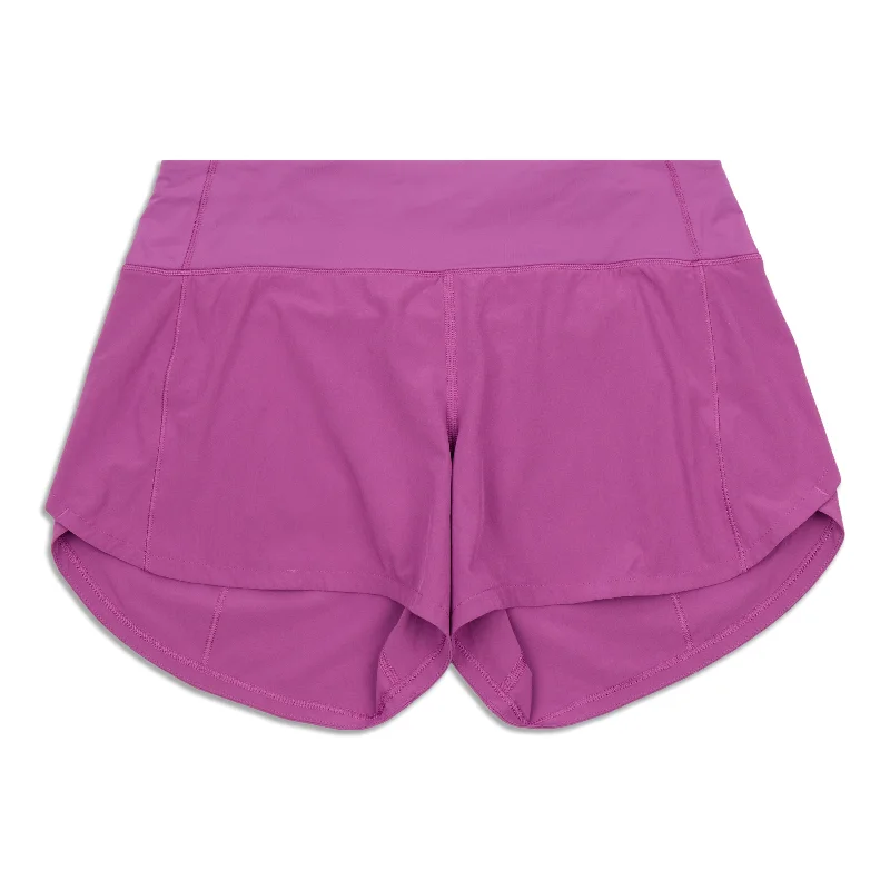 Edgy Fashion Speed Up Mid-Rise Lined Short