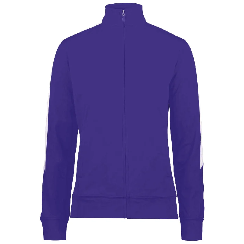 Online Clothing Stores Augusta Women's Purple/White Medalist Jacket 2.0