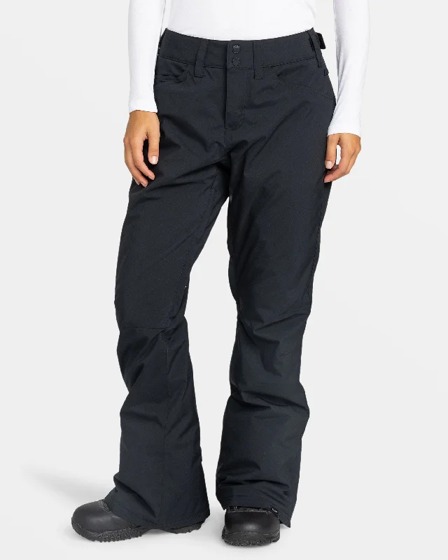 Women's Charming Outfit For Events Backyard Snow Pants - True Black
