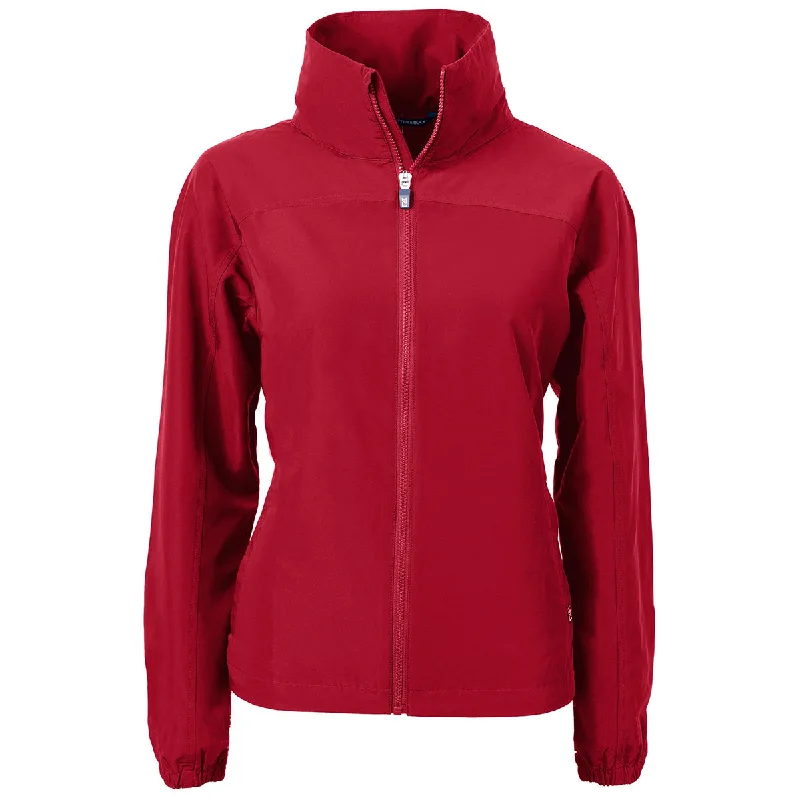 Fashionable Women's Wardrobe Cutter & Buck Women's Cardinal Red Charter Eco Recycled Full Zip Jacket Fashionable Women's Wardrobe Cutter & Buck Women's Cardinal Red Charter Eco Recycled Full Zip Jacket