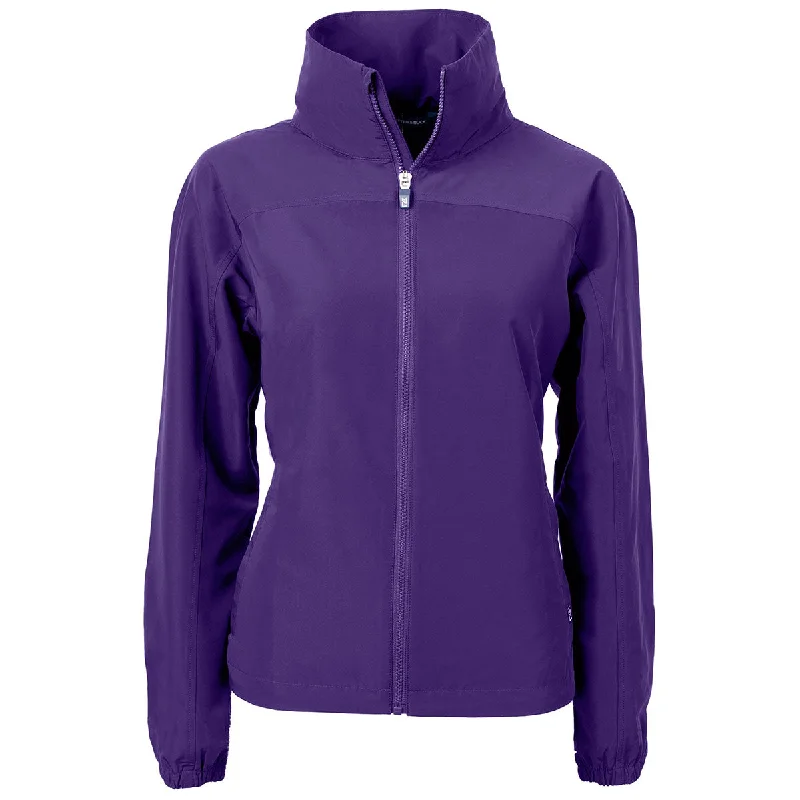 Women's Outerwear Attire Cutter & Buck Women's College Purple Charter Eco Recycled Full Zip Jacket Women's Outerwear Attire Cutter & Buck Women's College Purple Charter Eco Recycled Full Zip Jacket