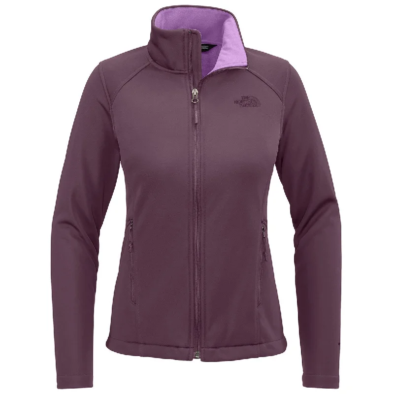 Women's Active Outfit For Fitness The North Face Women's TNF Blackberry Wine Chest Logo Ridgewall Soft Shell Jacket Women's Active Outfit For Fitness The North Face Women's TNF Blackberry Wine Chest Logo Ridgewall Soft Shell Jacket