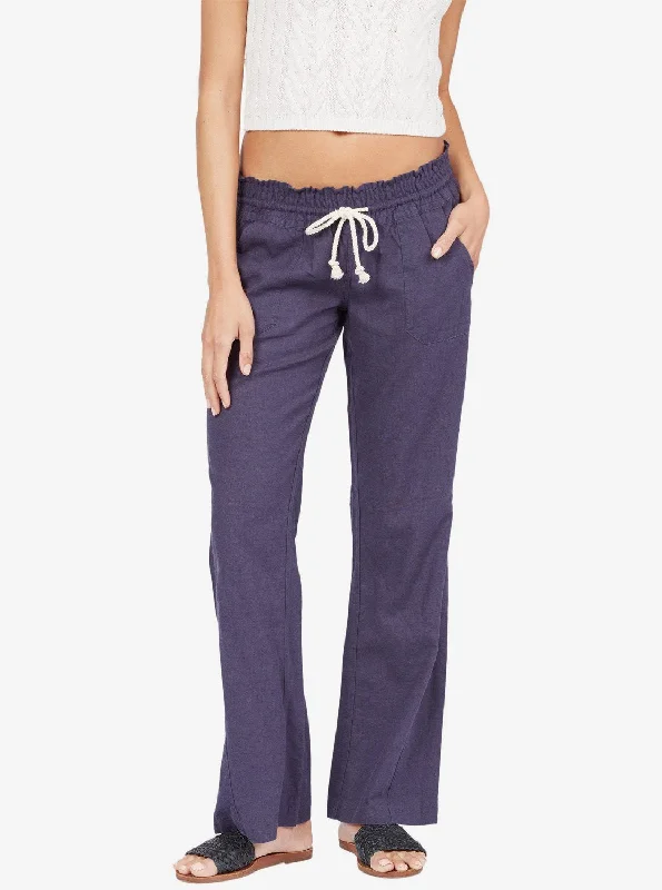 Timeless Women's Apparel Oceanside Flared Pants - Mood Indigo