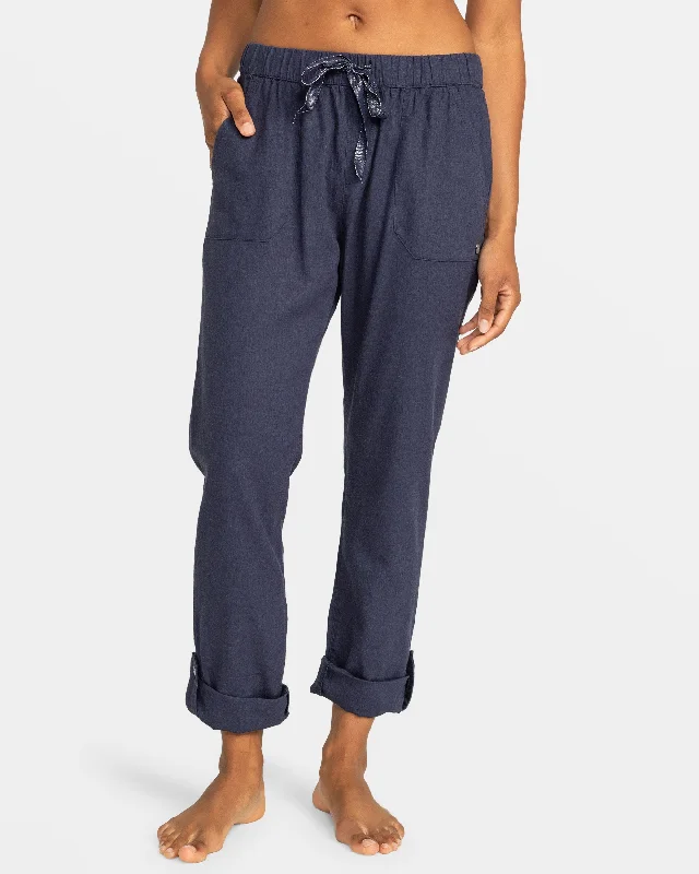 Urban Femme Streetwear On The Seashore Pants - Mood Indigo