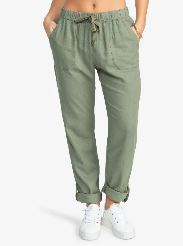 Women Apparel On The Seashore Pants - Sea Spray