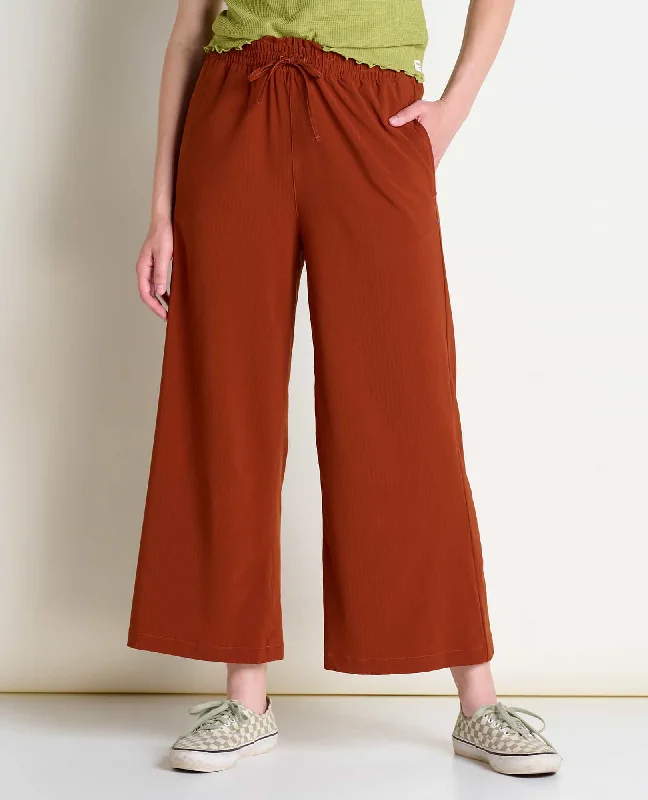 Women's Elegant Formal Outfit Sunkissed Wide Leg Pant II
